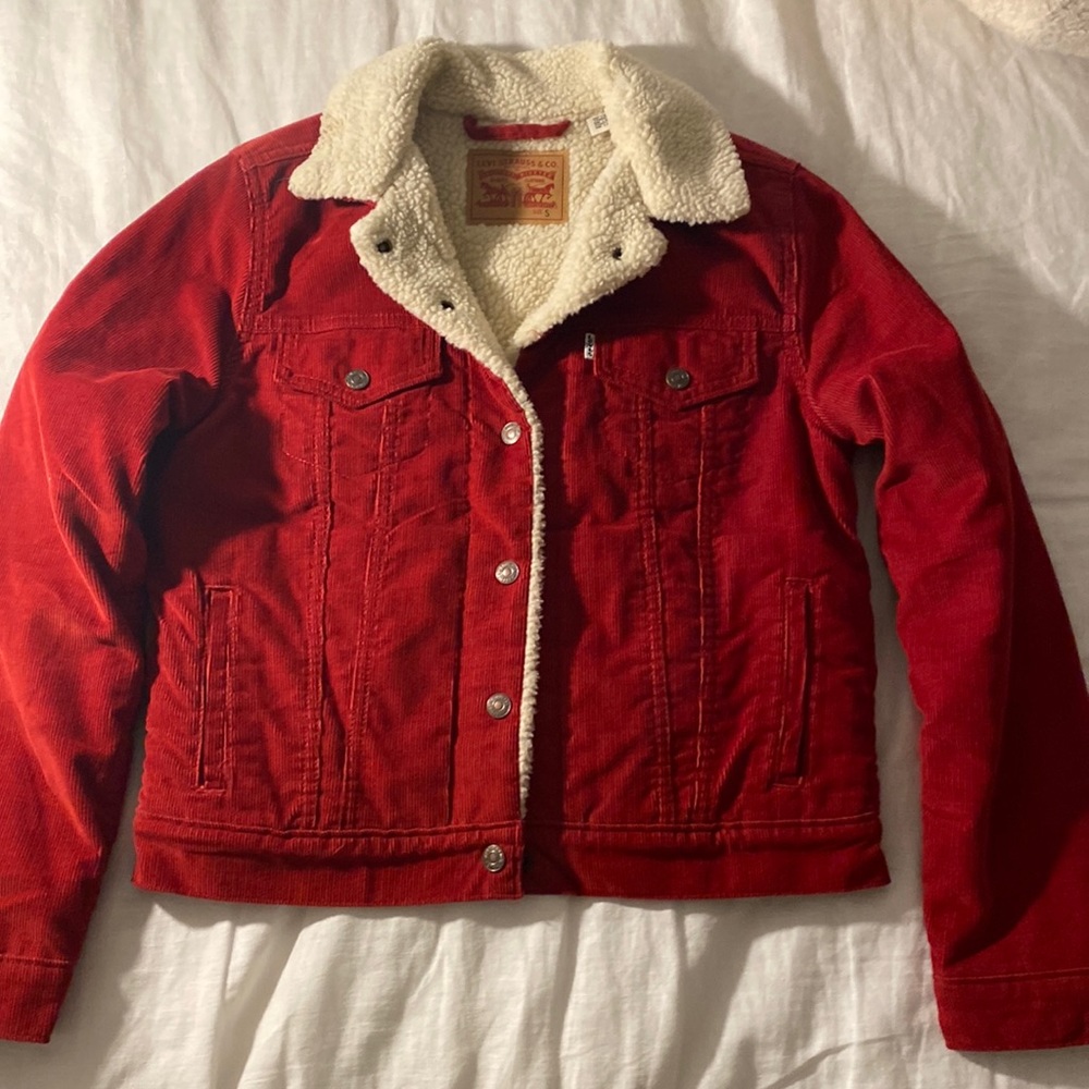 Levi Strauss & Co Original Corduroy Sherpa Trucker Jacket